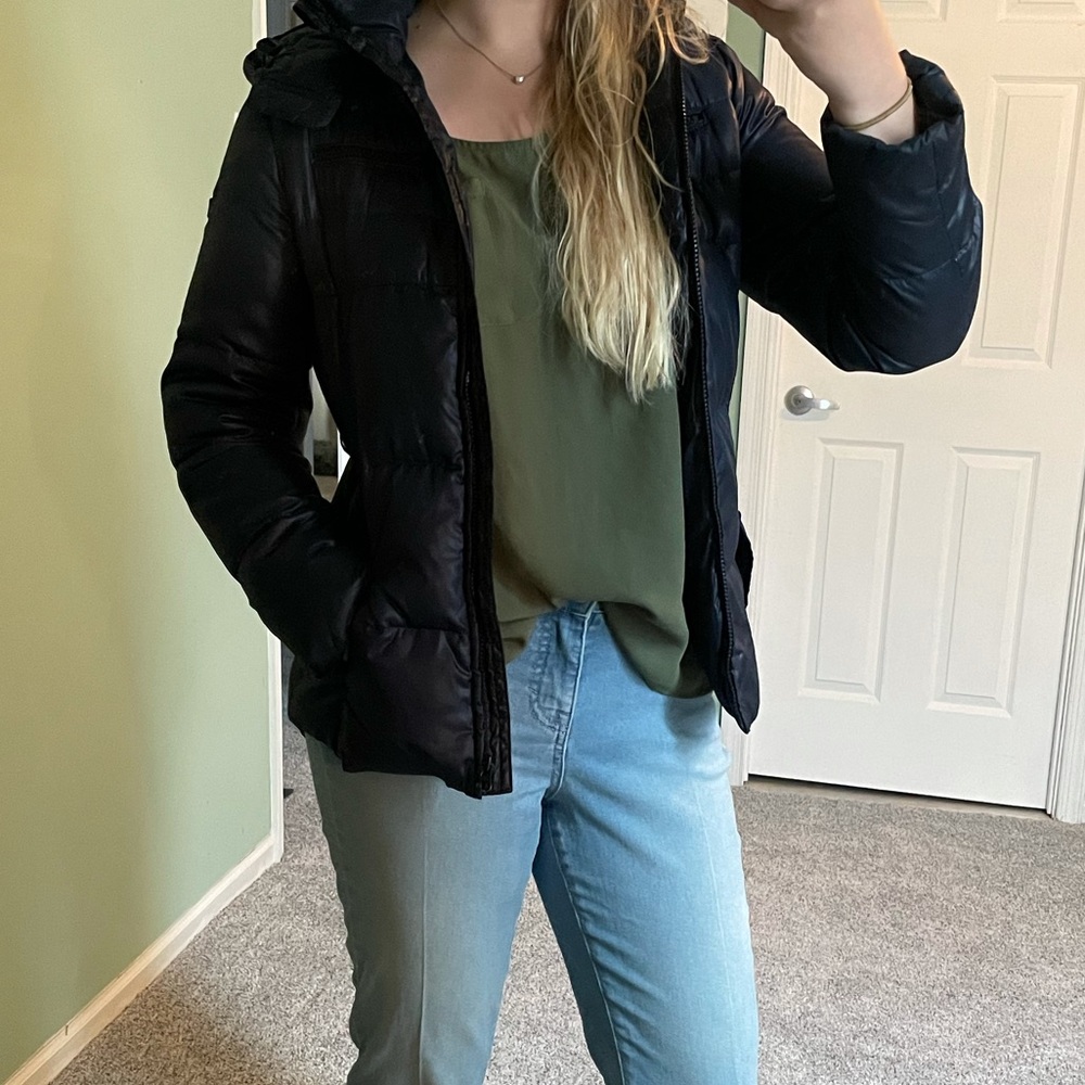 313 puffer down coat women’s extra small Xs